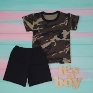 Футболка с шортами "Милитари" 13-114